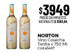 Diarco Norton vino cosecha tardia oferta