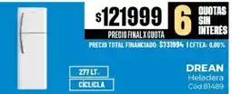 Diarco Drean heladera oferta