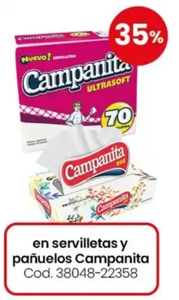 Coto Campanita servilletas oferta