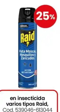 Coto Raid insecticida varios tipos oferta