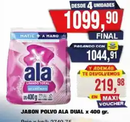 Maxiconsumo Ala jabon polvo ala dual oferta