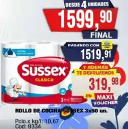 Maxiconsumo Sussex rollo de cocina clásico oferta