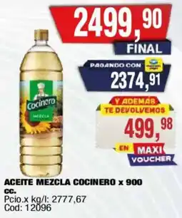 Maxiconsumo Cocinero aceite mezcla oferta