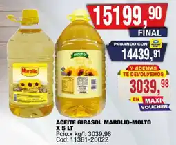 Maxiconsumo Marolio-molto aceite girasol oferta