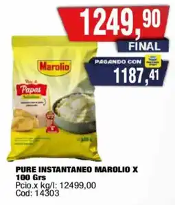 Maxiconsumo Marolio pure de papas oferta