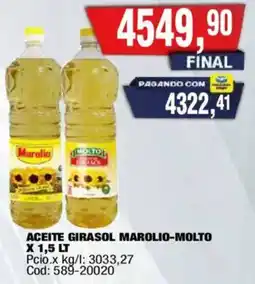 Maxiconsumo Marolio-molto aceite girasol oferta