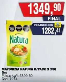 Maxiconsumo Natura mayonesa oferta