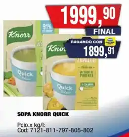 Maxiconsumo Knorr sopa quick oferta