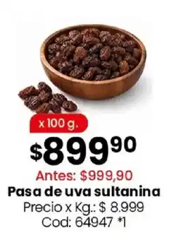 Coto Pasa de uva sultanina oferta