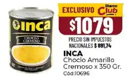Diarco Inca choclo amarillo cremoso oferta