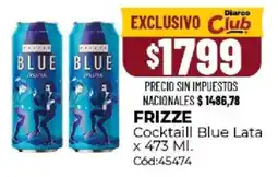 Diarco Frizze cocktail blue lata oferta