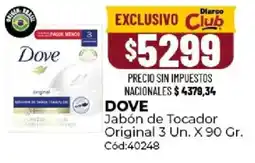 Diarco Dove jabón de tocar original oferta