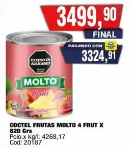 Maxiconsumo Molto coctel frutas 4 frut oferta