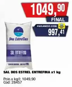 Maxiconsumo Dos Estrellas sal entrefina oferta