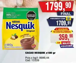Maxiconsumo Nestlé Nesquik Original oferta