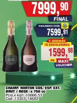 Maxiconsumo Champ. norton cos. esp. ext. brut / rose oferta