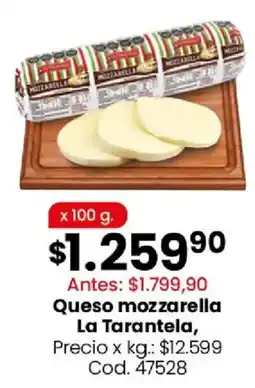 Coto La tarantela queso mozzarella oferta
