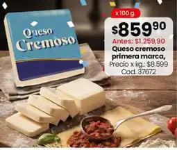 Coto Queso cremoso oferta
