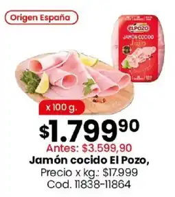 Coto El pozo jamón cocido oferta