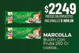 Diarco Marcolla budín con fruta oferta