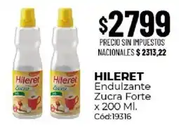 Diarco Hileret endulzante zucra forte oferta