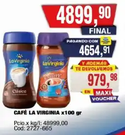 Maxiconsumo La virginia café oferta