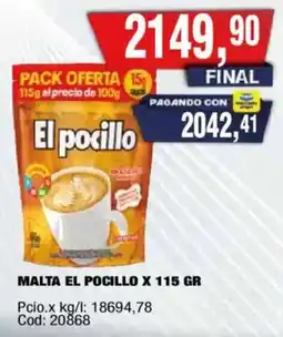 Maxiconsumo El pocillo malta oferta