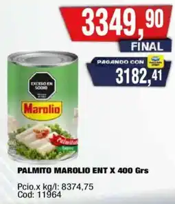 Maxiconsumo Marolio palmito oferta