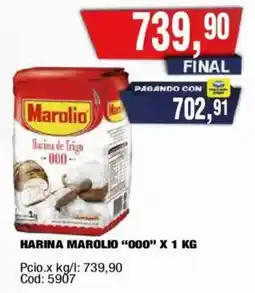 Maxiconsumo Marolio harina de trigo 000 oferta