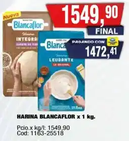 Maxiconsumo Blancaflor harina leudante oferta