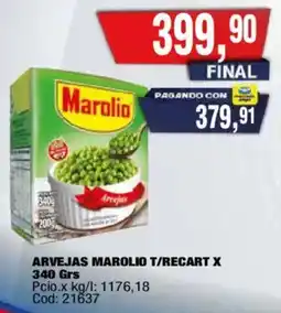Maxiconsumo Marolio arvejas oferta