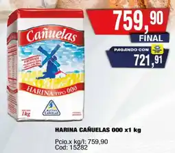 Maxiconsumo Cañuelas harina tipo 000 oferta