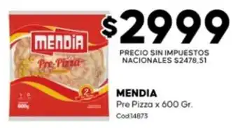 Mendia pre pizza