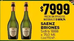 Diarco Saenz Briones sidra 1888 oferta
