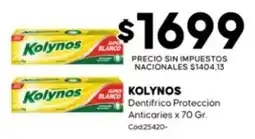 Diarco Kolynos dentífrico protección anticaries oferta