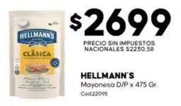 Diarco Hellmann's mayonesa d/p oferta