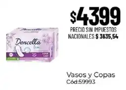 Diarco Donceella vasos y copas oferta