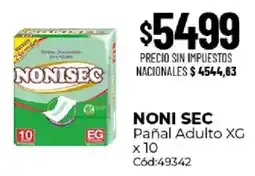 Diarco Noni sec pañal adulto xg oferta