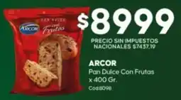 Diarco Arcor pan dulce con frutas oferta