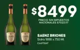 Diarco Saenz briones sidra 1888 oferta