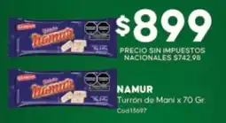 Diarco Namur turrón de maní oferta