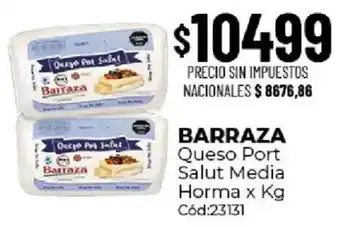 Barraza queso port salut media