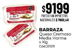 Diarco Barraza queso cremoso oferta