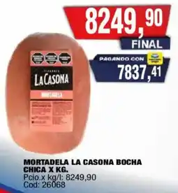 Maxiconsumo La casona mortadela oferta
