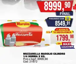 Maxiconsumo Marolio queso mozzarella oferta