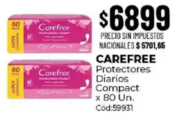 Diarco Carefree protectores diarios compact oferta