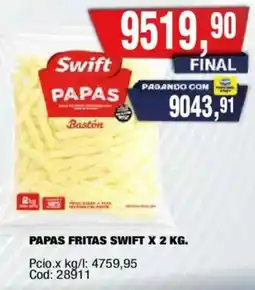 Maxiconsumo Swift papas baston oferta