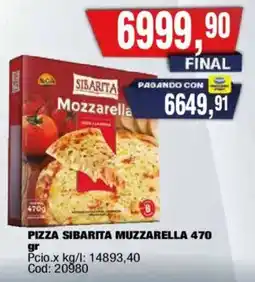 Maxiconsumo Sibarita pizza mozzarella oferta