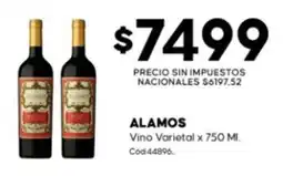 Diarco Alamos vino varietal oferta