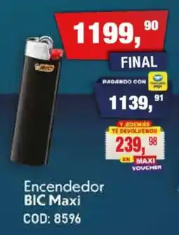 Maxiconsumo Bic encendedor maxi oferta